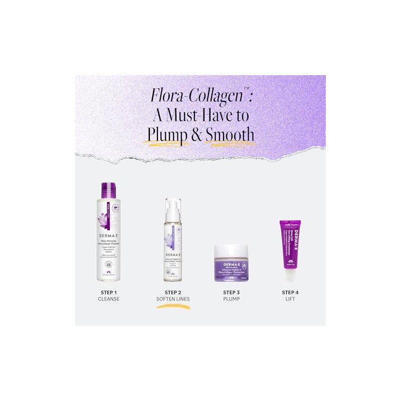 DERMA E Advanced Peptides and Collagen Serum, 2fl oz