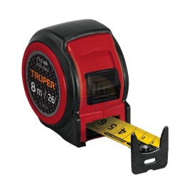 Truper FCG-8M Compact flexometer against impacts 8 m tape 25 mm