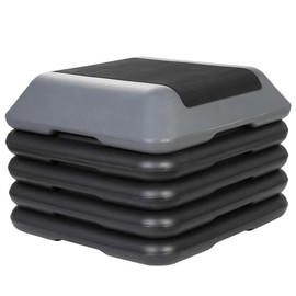 Venbytech for 16'' Adjustable Exercise Aerobic Step Fitness Stepper W/Risers Home 4" - 12"