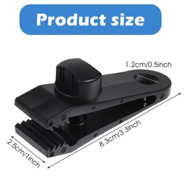 10 PCS Tarp Clips Heavy Duty Lock Grip, Reusable Clamps for Camping, Awnings, Car, Pool, Boat Covers, Caravan Canopies, Weather-Resistant Tent Fasteners