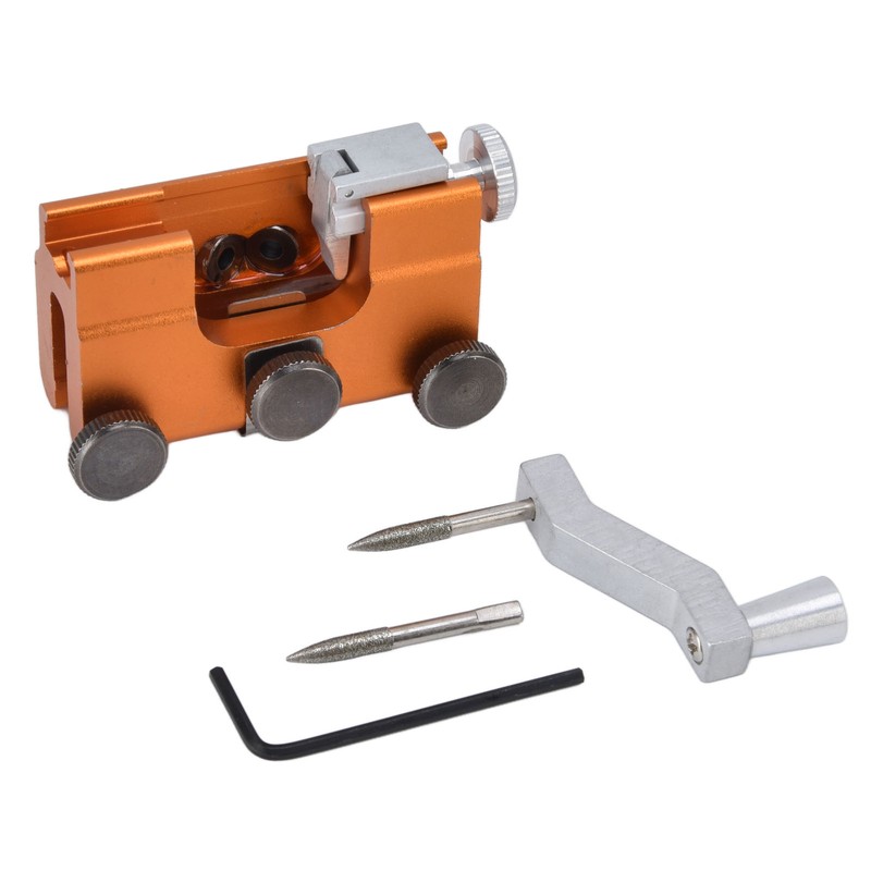 Chainsaw Sharpening Jig Portable Hand Crank Chain Sharpener for Lumberjack