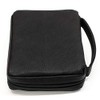 Dicksons Soft Black Embossed Cross with Front Pocket Leather Look