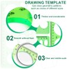 DDKY Circular template, parabolic template, hole template, circular stencil, technical