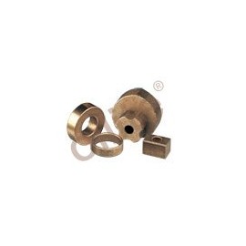 Genuine Oilite® (SAE 841) Sintered Bronze Flanged Sleeve Bearings 1.5030 in. ID x 1.752 in. OD x 1 in. Length x2 in. Flange Diameter x 3/32 in. Flange Thickness