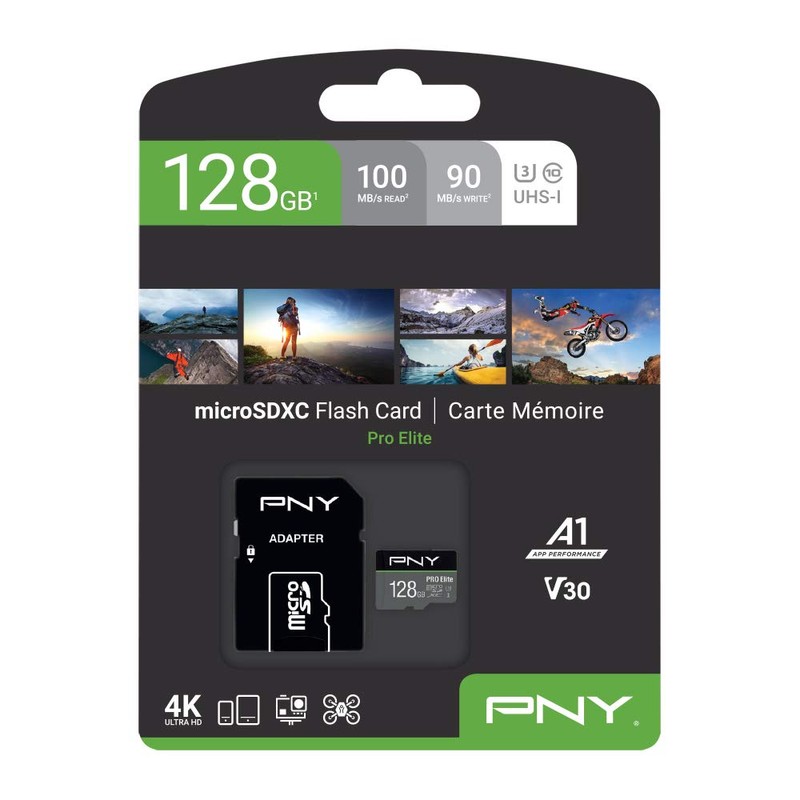 PNY Pro Elite microSDXC card 128GB Class 10 UHS-I U3