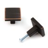 KOOFIZO 10 Pack Oil Rubbed Bronze Cabinet Knobs Bronze Drawer