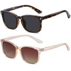 DUSHINE Polarized Sunglasses for Women Classic Retro Style UV400 Protection