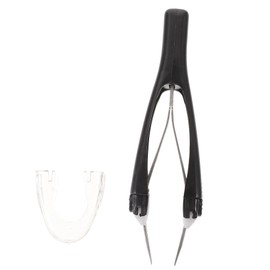 Beavorty Automatic Eyebrow Retractable Tweezers Auto Retractable Tweezers Eyebrow Tweezers Professional Eyelash Curler Kit Eyebrow Tweezers Precision Eyebrow Trimmer Elastic