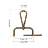 sourcing map 1 Set Detachable Snap Hook, 1.5" D Ring