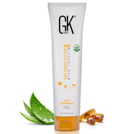 GK HAIR Global Keratin pH+ Pre-Treatment Clarifying Shampoo (3.4 Fl Oz/100ml) For Preps Hair Deep Cleansing,Removes Impurities -With Aloe Vera, Vitamins & Natural Oils All Hair Types Men and Women | GK HAIR
