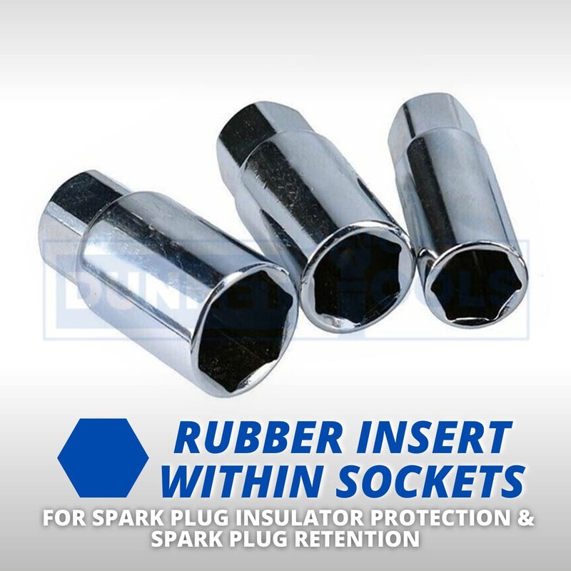 Dunnet Tools Spark Plug Socket Remover Installer Set Flexi T