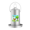 Automatic Chicken Waterer 4L/1.0Gal, 304 Food Grade Stainless Steel Heavy
