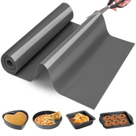 Baking Mat Roll Pan Liner-12IN X 10FT-Gray