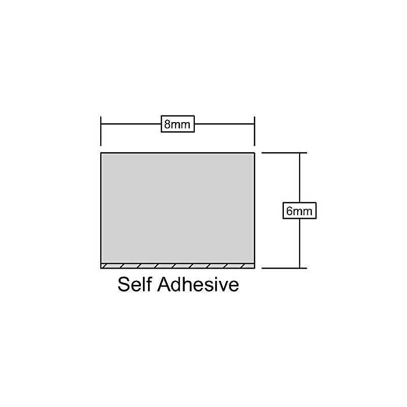 STORMGUARD White 05SR039015MW 15m Ultraseal Soft Self-Adeshive Foam Draught Excluder,