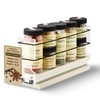 Vertical Spice Narrow Spice Rack -Sliding Spice Jars Organizer -