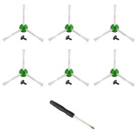 MIRTUX Pack of 6 Side Brushes Compatible with Roomba E5 i7 E6 i1 i3 i4 i5 i7+ plus j5 j5+ j7 j7+ Side Brush Replacement Kit with Six Brushes