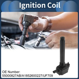 X AUTOHAUX Ignition Coil Ignition Coil Pack No.55000827AB for Dodge Dart 2013-2016 1 Pc