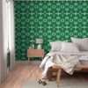 Spoonflower Commercial Grade Wallpaper Swatch - Malachite Plus Large Scale