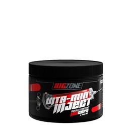 Big Zone Vita-min Inject (180 Capsules) | Complete Daily Dose: Vitamin C, Magnesium, Calcium | Vitamin Bomb