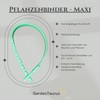 GardenTaurus Pflanzenbinder Verstellbar 10 Stück, Flexible Pflanzenkabelbinder, Kunststoff Kabelbinder für