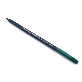 Caran d'Ache Fibralo Brush Pen, Fine Fibre Tip, Peacock Green (186.460)