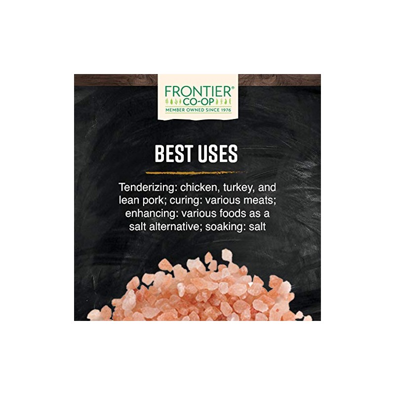 Frontier Co-op Fine Ground Himalayan Pink Salt, 1-pound Bulk Bag,