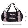 Born to Dance Barrel Bag Girls Gym Holdall Duffle School