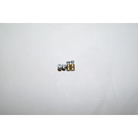 Unbranded 4pc Wire Stop with Swivel Universal Throttle Brake CLUTCH Cable Mini Bike 3/16W