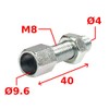 cyclingcolors 2x Screws M8 x 40 Brake Lever Clutch Adjustment