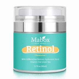 Mabox Retinol Crema Hidratante Hialurónica Facial 2.5% 50ml