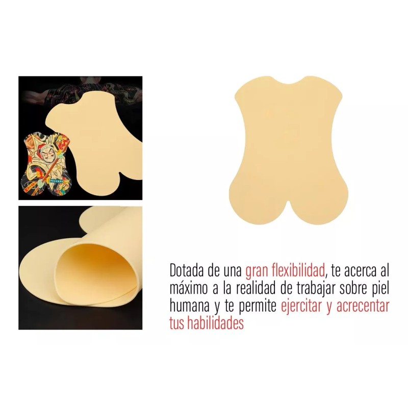 Wolf Tattoo Piel Sintética Para Tatuar Piel Espalda Completa Grande