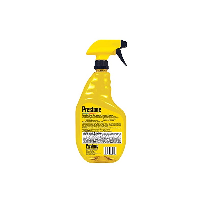 Prestone Trigger Spray Windshield De-Icer, 32 oz., Pack of 6