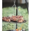 20-Inch Large Cooking Grill Basket with Chain for Outdoor Campfire