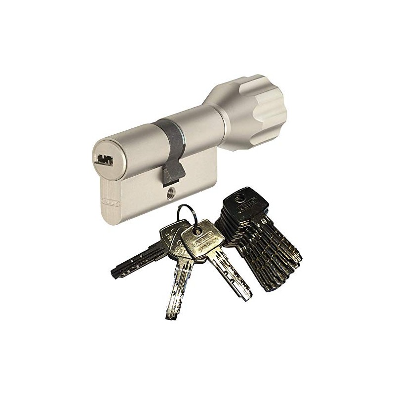ABUS EC550 Profil-Knaufzylinder Länge Z40/K40mm mit 10 Schlüssel