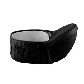 Baby Hip Seat Carrier with Pockets, Adjustable Hip Seat Baby Carrier, Hipseat Baby Carrier, Ergonomic Waist Stool for Newborns Toddlers Aged 0-36 Months (Black)