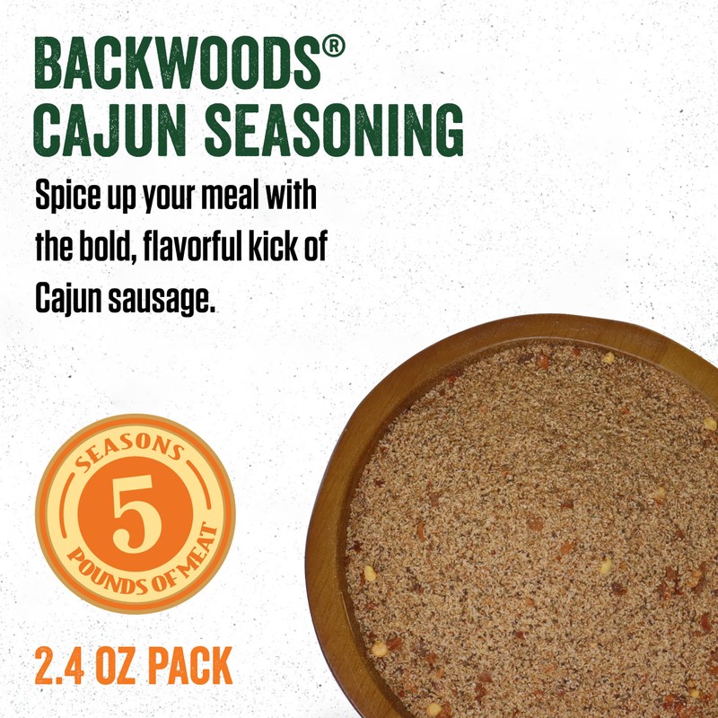 LEM Products Backwoods Cajun Jerky Seasoning, Ideal for Wild Game