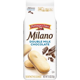 Pepperidge Farm Milano Cookies, Double Milk Chocolate, 7.5 oz. Bag
