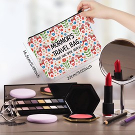 WCGXKO Swedish Mormor Makeup Bag Mormor Birthday Gift Mother Gift Mother’s Day Gift for Mormor Mother (Mormor Bag)