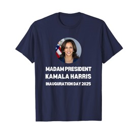 Madam President Kamala Harris 2024 Inauguration Day Souvenir T-Shirt