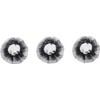 Baluue 30 Piezas red de redecilla bollo de red invisible