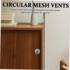 KONTONTY Modern Mesh Vent Covers 10 Pcs Stainless Steel Circular
