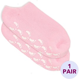Foot cover moisturizing heel gel socks, moisturizing and rejuvenating, dry and cracked foot care (Pink, One size)