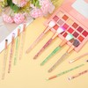 YBEATY 20 Pcs Glitter Crystal Makeup Brush Set Bling Concealer