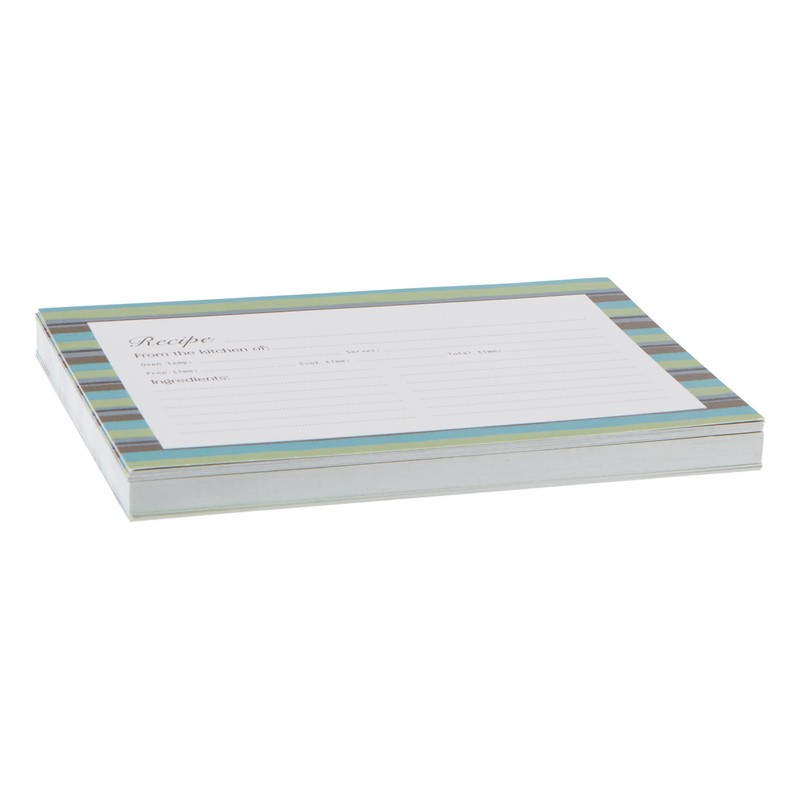 C.R. Gibson Q12-25098 Forage 4x6 Double Sided Recipe Cards, Multicolor,