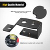 Nilight 2PCS Lower Windshield Hinge Mounting Brackets A-Pillar Brackets for