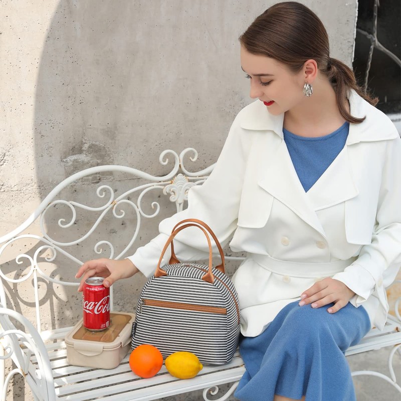 FlowFly Lunch Bag Tote Bag Lunch Organizer Lunch Holder Insulated