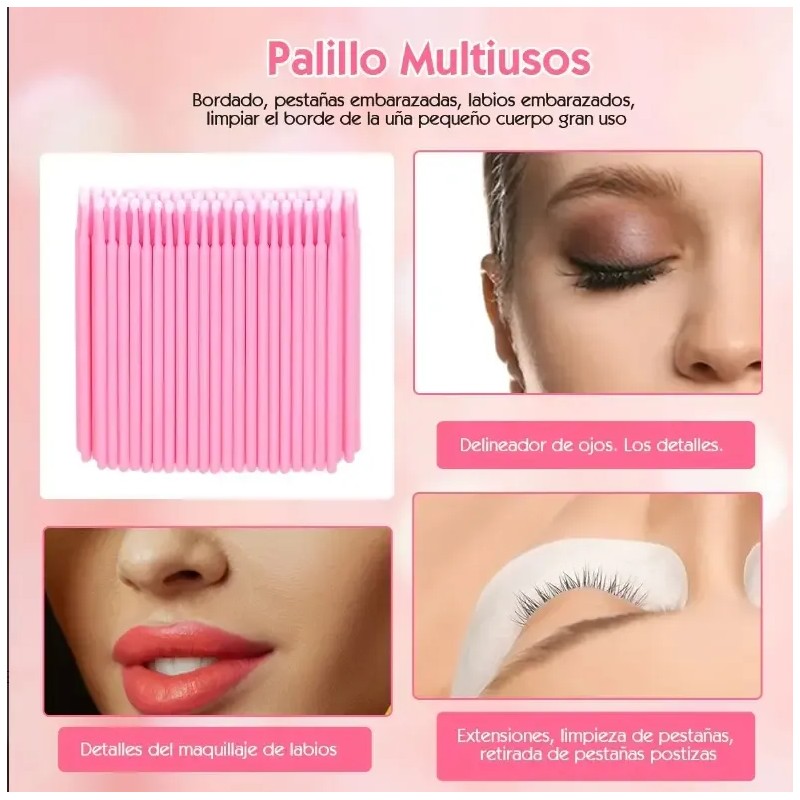 200 Microbrush+100 Parches Hidrogel+100 Cepillos+100 Anillo