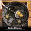 IQCWOOD Stainless Steel Cooking Utensils Set with Wooden Handle, 5