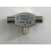 electrosmart TV Aerial Coax Splitter 1 Male to 2 Female