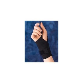 Wrist Support - Beige 3" Surgical elastic wraps around wrist with addition of a thumb loop to help keep the band in place for easy closing. Hook & loop closure.